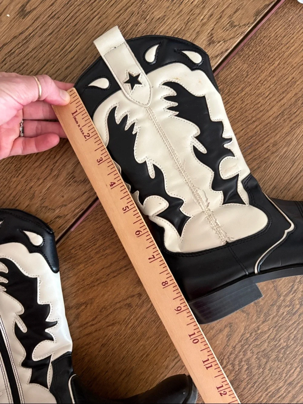 Zara Kids 33 Western Cowgirl Boots